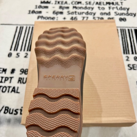 Men's Sperry Brewster Low Duck Waterproof Boot - Chocolate / Black - Picture 6 of 11